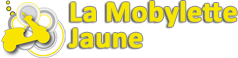 ancien logo 2010-2013 de la mobylette jaune