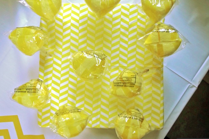 yellow vibes bonbons