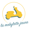 Logo de la mobylette jaune, l'agence de communication à lyon