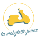 Logo de la mobylette jaune, l'agence de communication à lyon